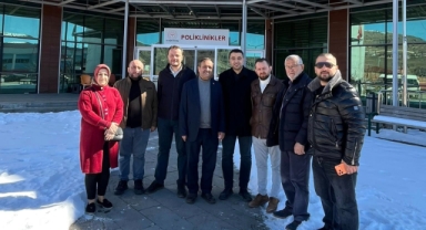 AK Parti Alucra Teşkilatından Hastaneye Ziyaret