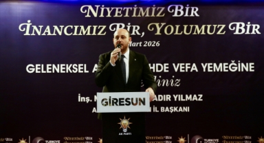AK Parti Genel Başkan Yardımcısı Büyükgümüş, Giresun'da iftar programında konuştu