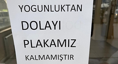 APP plaka yoğunluğundan plakalar tükendi