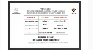 Bulancak BİLSEM Öğrencilerinden TÜBİTAK 2204-B Başarısı