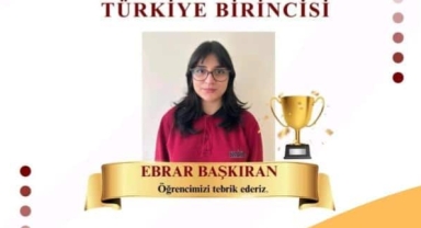Bulancaklı Öğrenci Türkiye Birincisi Oldu!