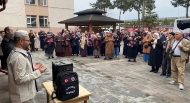 Espiye'den 45 kişi kutsal topraklara uğurlandı