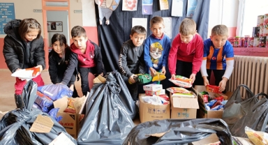Eynesil’de Öğrencilerden Anlamlı Dayanışma
