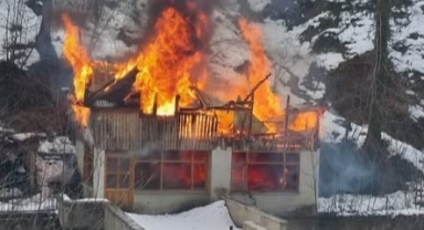 Giresun'da Balık Tesisinde Yangın Paniği!