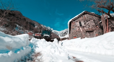 Giresun’da Kar Engeli Ekiplerin Çalışmasıyla Aşılıyor
