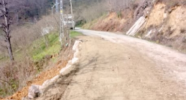 Giresun’da Köy Yollarında Güvenlik Çalışmaları Sürüyor