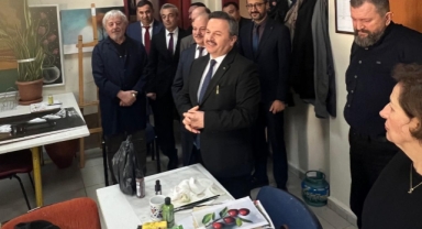 Giresun’da Öğrencilerden Değerler Temalı Ebru Sergisi