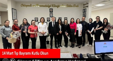 Giresun Eğitim ve Araştırma Hastanesi’nde 14 Mart Tıp Bayramı Kutlandı