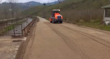 Giresun İl Özel İdaresi’nden Keşap’ta Yol Güçlendirme Hamlesi