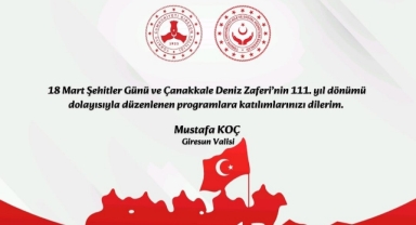 Giresun, Şehitlerini ve Çanakkale Zaferi’nin 111. Yılını Anmaya Hazırlanıyor