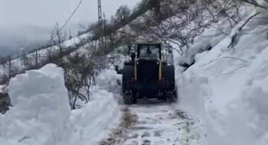 Giresun’un Yüksek Kesimlerinde Karla Mücadele Devam Ediyor