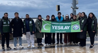 Giresun Üniversitesi Genç Yeşilay Topluluğu’ndan Sağlıklı Yaşam Yürüyüşü
