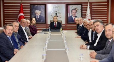 Giresun Valisi Koç, Köy Muhtarlarıyla Bir Araya Geldi