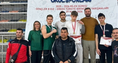 Giresunlu Sporculardan Bilek Güreşinde Türkiye Dereceleri
