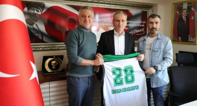 Kerasus Spor Kulübü’nden Müdür Ergün’e Ziyaret