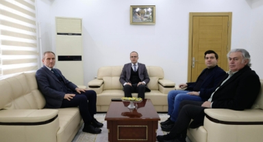 Müdür Ergün’den Alucra Kaymakamı Azman’a Ziyaret
