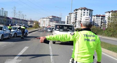 Ordu'da bir haftada 18 binden fazla araç ve sürücüsü denetlendi