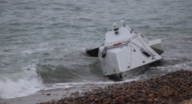 Ordu'da denizde bulunan insansız deniz aracı kontrollü şekilde imha edildi