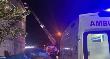 Ordu'da öğrenci pansiyonunda baca yangını