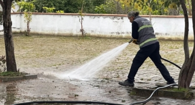 Piraziz’de Camiler Bayrama Hazırlanıyor