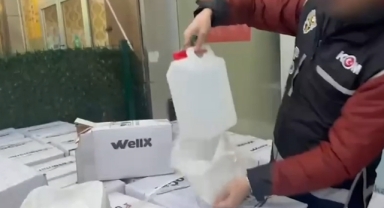 Sahte içki operasyonlarında binlerce litre etil ve metil alkol ele geçirildi