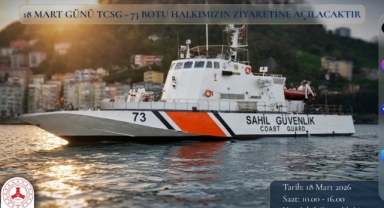 TCSG-73 Sahil Güvenlik Botu Giresun’da Ziyarete Açılıyor!