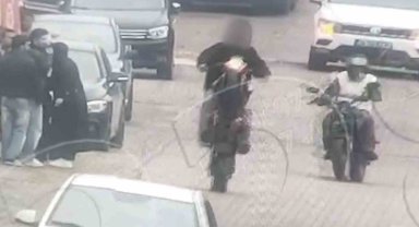 Tek teker üzerinde motosiklet kullanan sürücüye 390 bin TL ceza