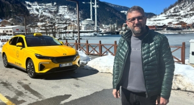 Togg taksi Karadeniz yollarında