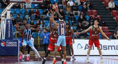 Türkiye Sigorta Basketbol Süper Ligi: Trabzonspor:89 - Karşıyaka:79