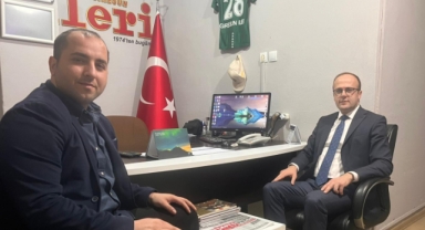 Alucra Kaymakamı Azman’dan İleri'ye Ziyaret