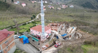 Espiye Cibril Mahallesi’ne Yeni Cami İnşaatı Sürüyor