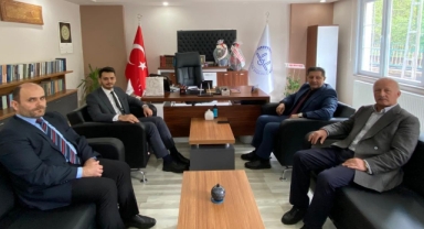 Espiye İlçe Müftüsü Haki Özgül’den İlçe Müftülerine Tebrik Ziyareti