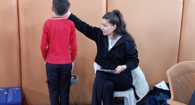 Eynesil'de öğrencilerin sportif yetenekleri incelendi