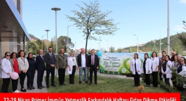Giresun’da Farkındalık Haftasında Anlamlı Etkinlik: Fidanlar Toprakla Buluştu