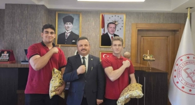 Giresun'da Şampiyon Sporculardan Anlamlı Ziyaret