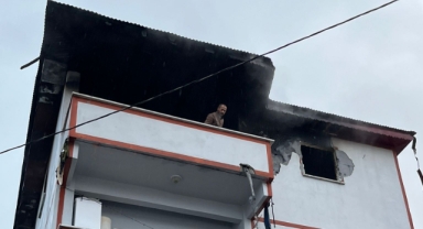 Giresun’da Üç Katlı Evde Korkutan Yangın!