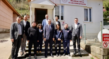 Giresun İl Sağlık Müdürlüğü Kovanlık’ta Sağlık Yatırımlarını İnceledi