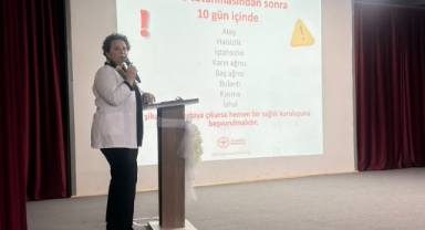 Giresun İl Sağlık Müdürlüğü'nden KKKA'ya Karşı Bilgilendirme Çalışması