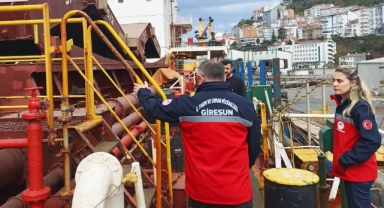 Giresun Limanı'nda İthal Gıda ve Yem Ürünlerine Sıkı Denetim