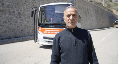 Gümüşhane'de fenalaşan yolcu hastaneye dolmuşla yetiştirildi