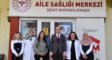 Kaymakam Azman’dan Toplum Sağlığı Merkezi’ne Ziyaret