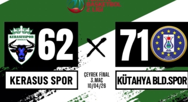 Kerasusspor Play-Off Serisine Veda Etti