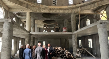 Milletvekili Elmas Üçtaş Köyü’ndeki Cami İnşaatını İnceledi