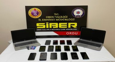 Ordu merkezli dolandırıcılık operasyonunda 8 şüpheli tutuklandı