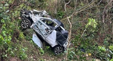 Ordu'da yamaçtan yuvarlanan otomobildeki baba ile kızı öldü