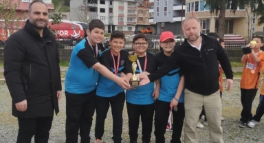 Piraziz 15 Temmuz Şehitler Ortaokulu’ndan Boccede Çifte İkincilik