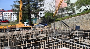 Trabzon'da inşa edilecek caminin temeli törenle atıldı