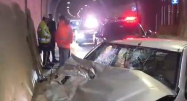 Yeni Zigana Tüneli'nde kaza: 2 yaralı