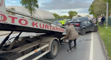 4 araçlı zincirleme kaza: 2 yaralı