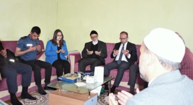 Alucra’da Şehit Ailesi ve Gaziye Bayram Ziyareti